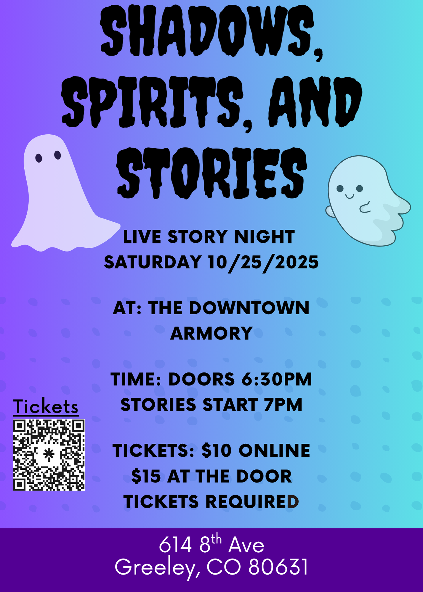 Shadows, Spirits, and Stories 10/25/2025