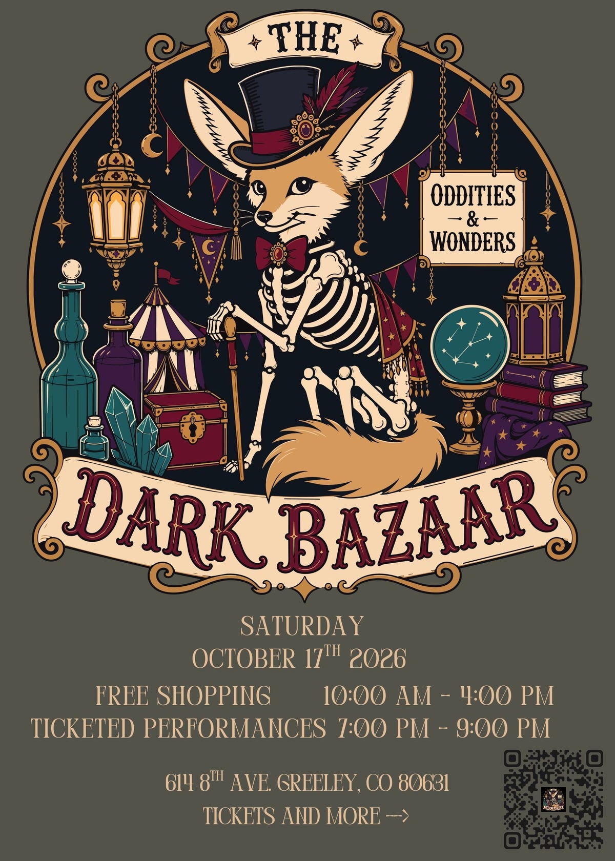 The Dark Bazaar - Performance Tickets 10/17/2026