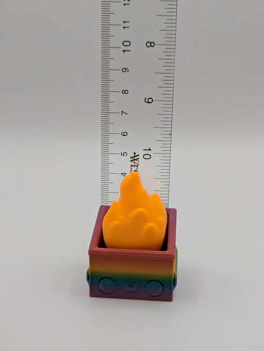 Dumpster fire audible clickers - Multicolor