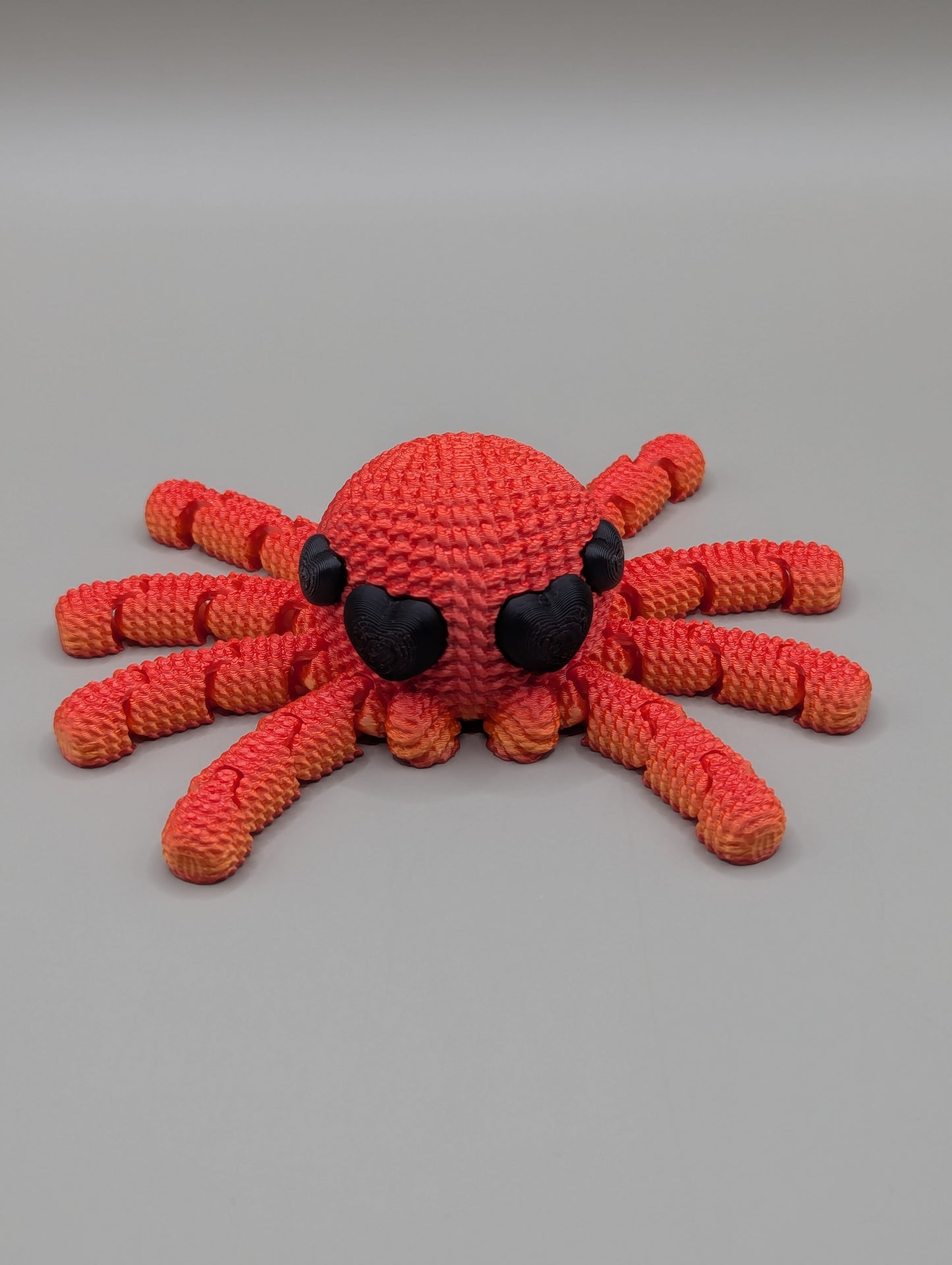 Crochet Style Spider - Heart Eyes